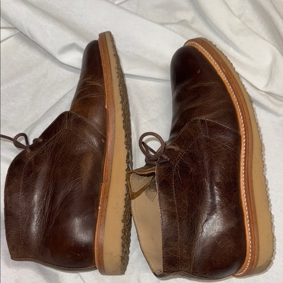 Rhodes Tyler Chukka Boots | Brown Leather Ankle Boots | Size 10 - Picture 9 of 13